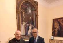 La Pro Loco Sarno in visita al Vescovo, Monsignor Giuseppe Giudice