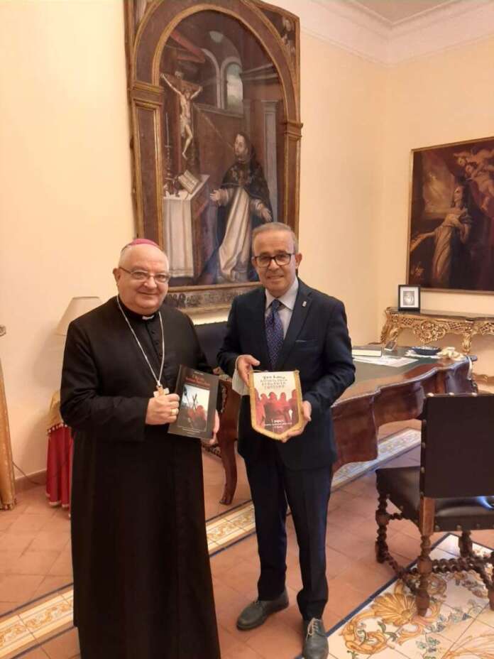 Il Presidente Cerrato insieme a Monsignor Giudice