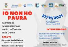 “Io non ho paura”, USacli Benevento e Rotary Club Valle Telesina contro la violenza sulle donne