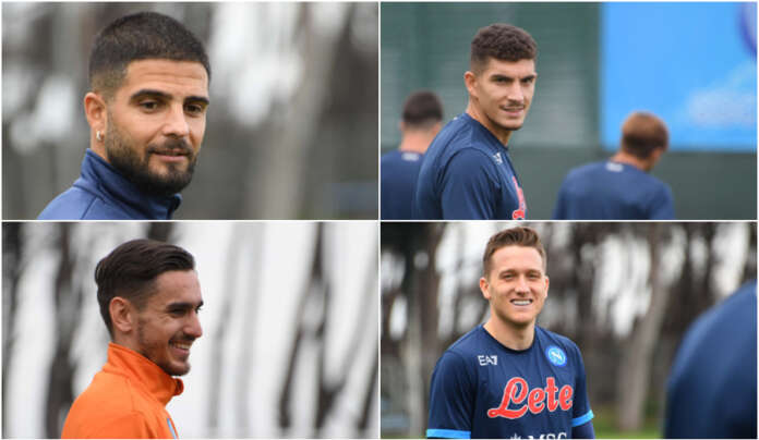 Napoli allenamento