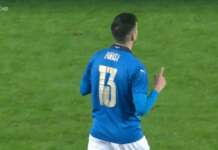 Gioia azzurra per l’Irpinia, Fabiano Parisi fa il suo debutto in Under21 Fabiano Parisi