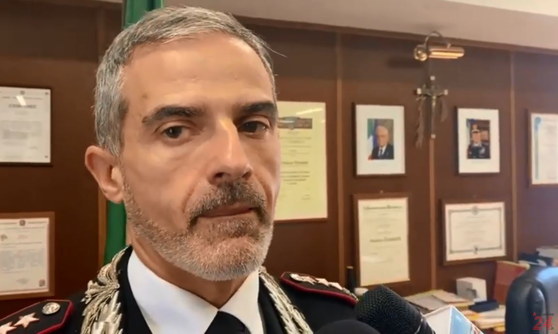 comandante carabinieri Salerno Trombetti