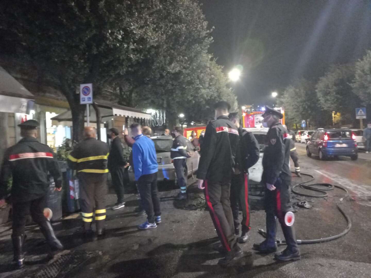 incendio auto benevento (3)