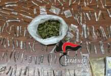 In casa 160 stecche di hashish, 22enne in carcere