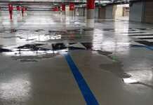 Sorpresa al parcheggio: tante le infiltrazioni di acqua piovana (VIDEO)