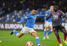 Europa League, il Napoli batte il Leicester e agguanta i play-off