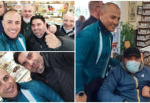 Fabio Cannavaro pedala nel Sannio: sosta con aperitivo per il Campione del Mondo