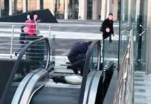 Piazza della Libertà: scale mobili… ferme. Tecnici al lavoro (VIDEO)