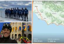 Cannavaro in bici da Napoli a Roma: 7 ore e 43 minuti