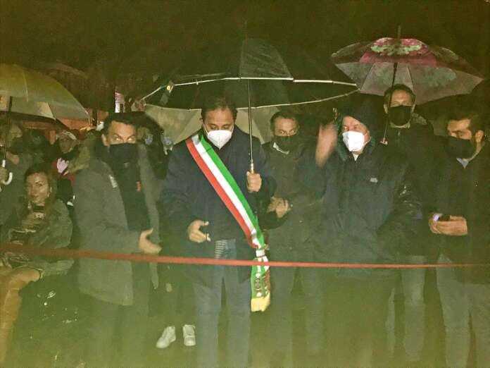 inaugurazione telese christmas village