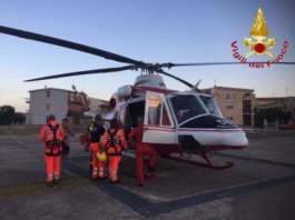 Due uomini di perdono lungo un sentiero: salvati dai Vigili del Fuoco