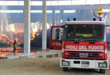 Nel Casertano litiga con la moglie e dà fuoco alla casa
