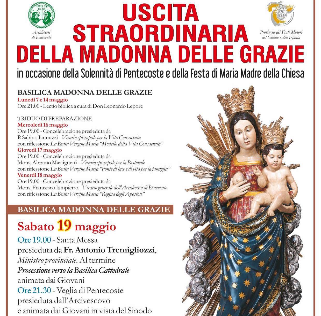 Madonna Delle Grazie 8 Settembre Madonna delle Grazie in processione, il desiderio del Papa verrà esaudito