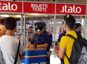 Controlli straordinari alla stazione centrale: identificate 168 persone Controlli straordinari alla stazione centrale: identificate 168 persone