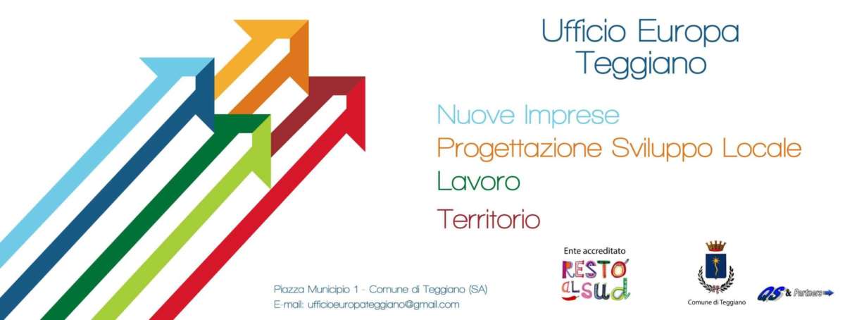 Autoimprenditorialità & Sviluppo: c’è l’Ufficio Europa Teggiano Autoimprenditorialità & Sviluppo: c’è l’Ufficio Europa Teggiano