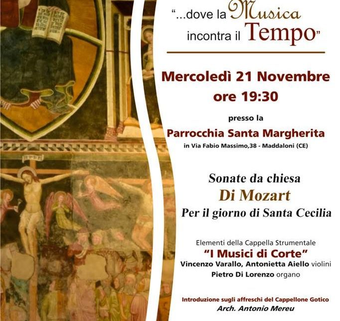 “Dove la Musica incontra il Tempo”: a Maddaloni un percorso tra arte e melodie “Dove la Musica incontra il Tempo”: a Maddaloni un percorso tra arte e melodie
