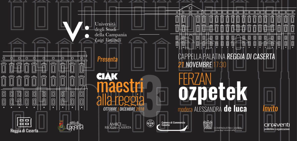 Terzo appuntamento “Maestri alla Reggia”: ospite d’onore Ferzan Ozpetek Terzo appuntamento “Maestri alla Reggia”: ospite d’onore Ferzan Ozpetek