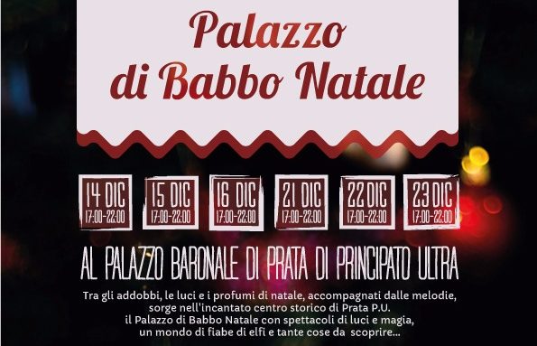 Risultati immagini per PALAZZO DI BABBO NATALE PRATA PRINCIPATO ULTRA
