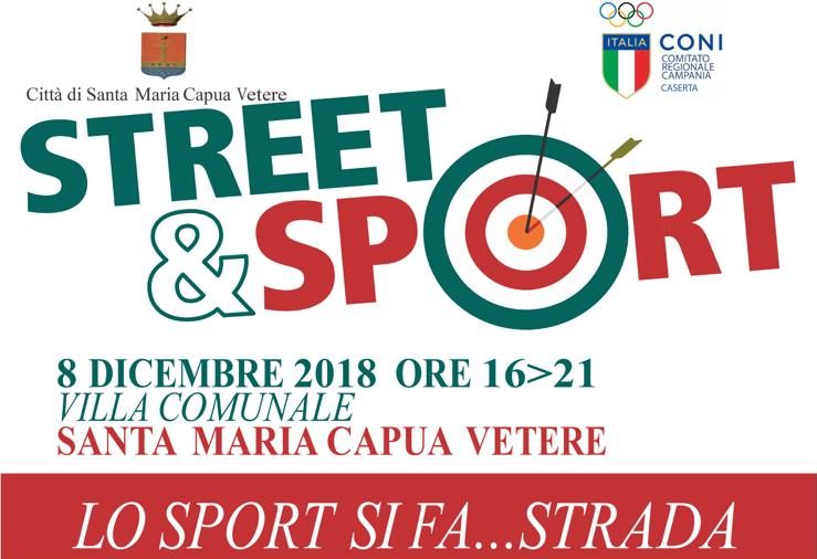 “Street e Sport”, l’8 dicembre lo sport si fa strada a Santa Maria Capua Vetere “Street e Sport”, l’8 dicembre lo sport si fa strada a Santa Maria Capua Vetere
