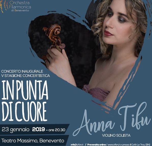 “In punta di cuore”, l’Orchestra Filarmonica di Benevento inaugura la V Stagione concertistica “In punta di cuore”, l’Orchestra Filarmonica di Benevento inaugura la V Stagione concertistica