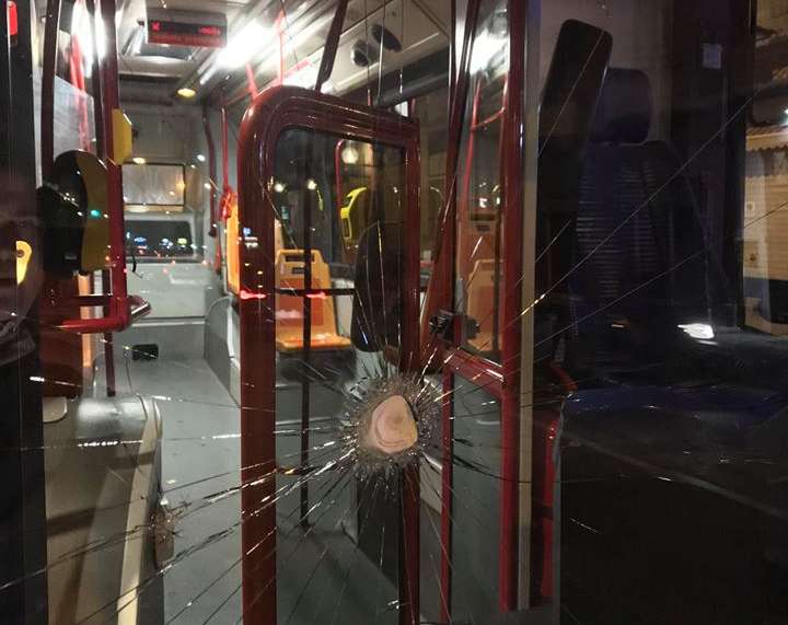 «I cani senza museruola non possono salire», sfonda il parabrezza del bus N2 «I cani senza museruola non possono salire», sfonda il parabrezza del bus N2