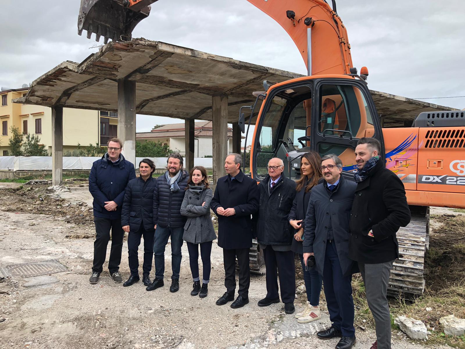 Santa Maria a Vico, partiti i lavori per il parcheggio a Santa Maria a Vico, partiti i lavori per il parcheggio a