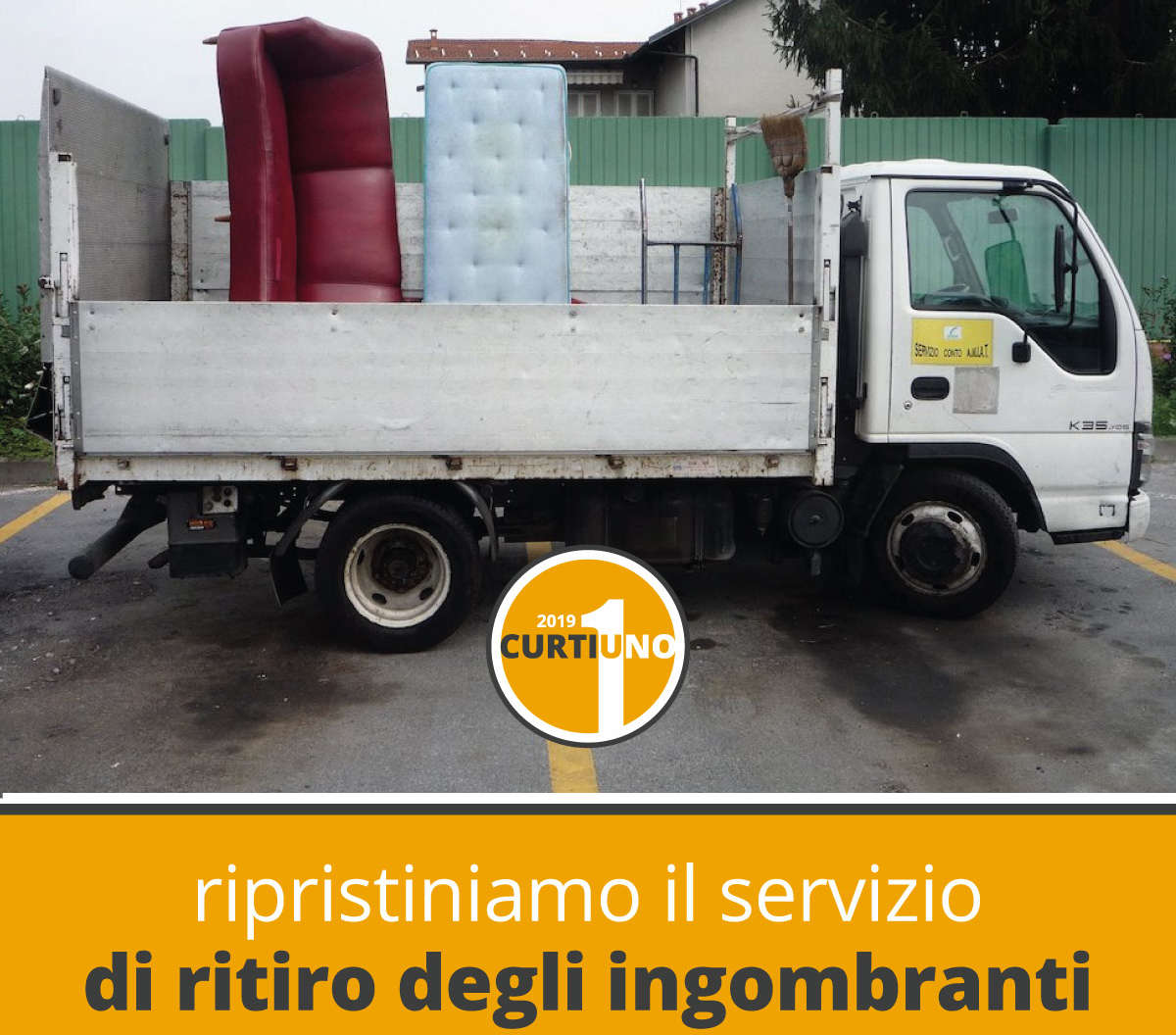 Da dicembre i cittadini di Curti non usufruiscono del servizio ritiro ingombranti Da dicembre i cittadini di Curti non usufruiscono del servizio ritiro ingombranti