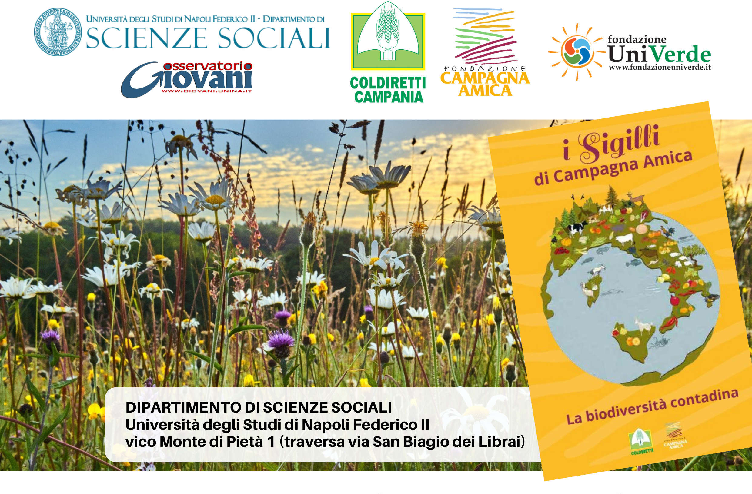 Al dipartimento di scienze sociali workshop con Coldiretti Campania Al dipartimento di scienze sociali workshop con Coldiretti Campania