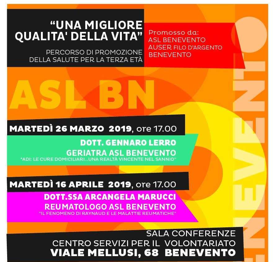 Percorsi di promozione alla salute: terza età, l’Asl incontra l’Auser Percorsi di promozione alla salute: terza età, l’Asl incontra l’Auser