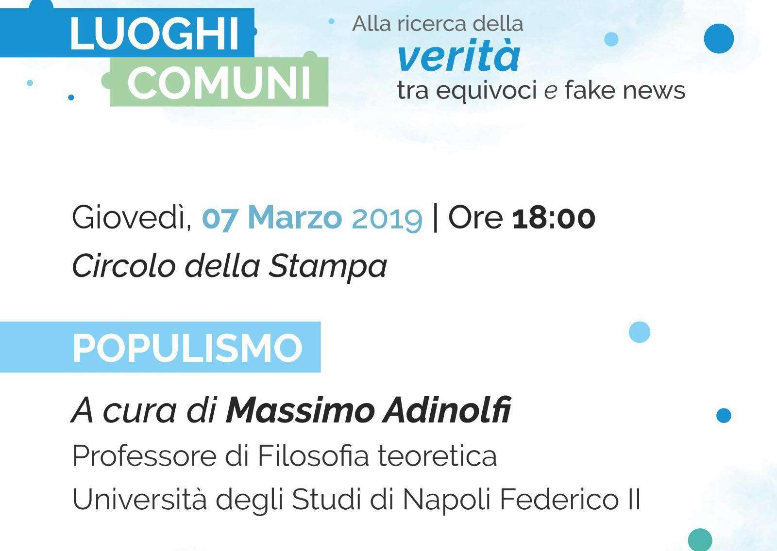 Ossigeno prova a smascherare le fake news della politica con Adinolfi Ossigeno prova a smascherare le fake news della politica con Adinolfi