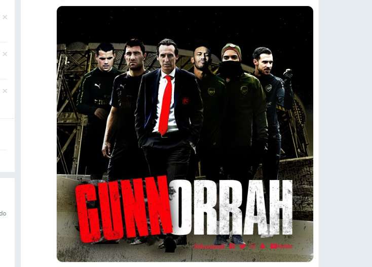 L’Arsenal festeggia ed evoca Gomorra: “Gunnorrah” L’Arsenal festeggia ed evoca Gomorra: “Gunnorrah”