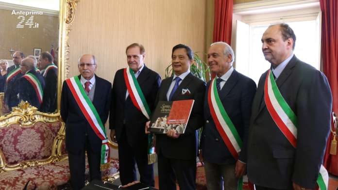 Commercio e turismo: l’ambasciatore di Taiwan in città per “Sannio Falanghina”