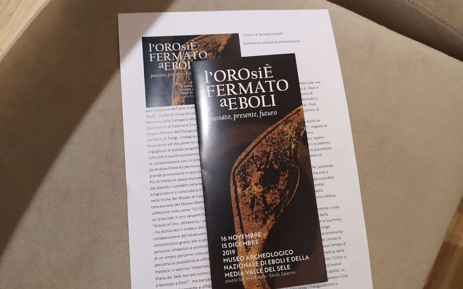 "L'oro si è fermato a Eboli", per la mostra arrivano gli ori di Pompei (Video) - anteprima24.it