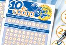 10eLotto: in Campania vincite per oltre 82mila euro, colpo grosso a Monte di Procida