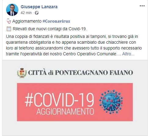 Pontecagnano Faiano, coppia di fidanzati positivi al Covid 19: ricostruiti i contatti Pontecagnano Faiano, coppia di fidanzati positivi al Covid 19: ricostruiti i contatti