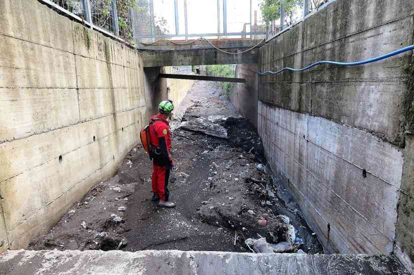 Alluvione: ispezione Cnsas nelle viscere di Sarno e la denuncia di Legambiente Alluvione: ispezione Cnsas nelle viscere di Sarno e la denuncia di Legambiente
