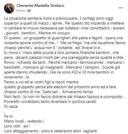 Il sindaco Mastella: “Mentre io tutelo i cittadini, asini raglianti mi attaccano” Il sindaco Mastella: “Mentre io tutelo i cittadini, asini raglianti mi attaccano”