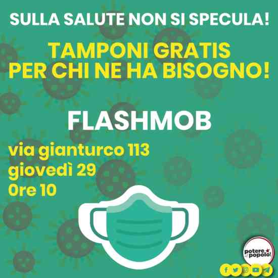 Tamponi gratis a Napoli: l’iniziativa Tamponi gratis a Napoli: l’iniziativa