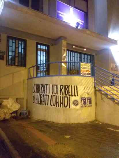 Striscione di Rete Studentesca a Nocera Inferiore, Angri e Sarno Striscione di Rete Studentesca a Nocera Inferiore, Angri e Sarno
