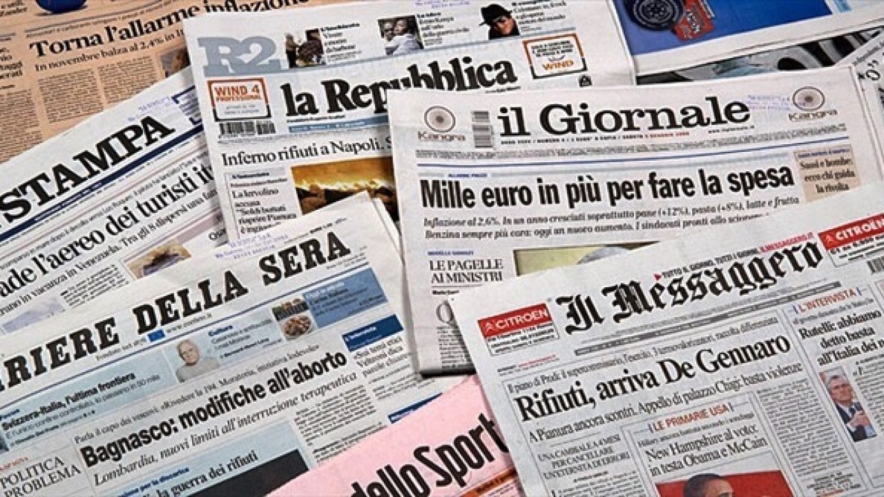 Rassegna stampa di martedì 26 settembre: le prime pagine dei quotidiani
