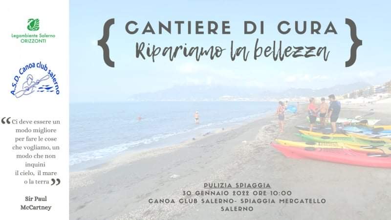 Mercatello, Legambiente e Canoa club puliscono la spiaggia