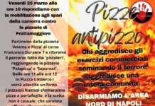 A Frattamaggiore “pizze antipizzo” contro la camorra