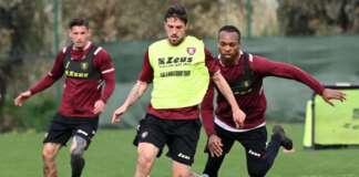 Salernitana, ripresi gli allenamenti: in cinque lavorano a parte