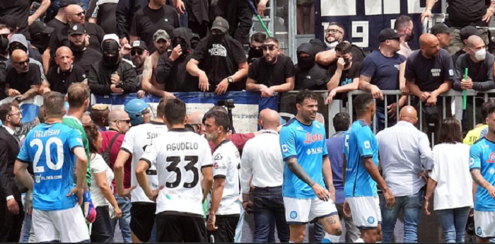 Scontri Spezia Napoli, arrestato ultras azzurro