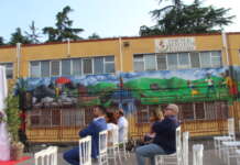 Integrazione, a Benevento il murale che racconta il viaggio della speranza