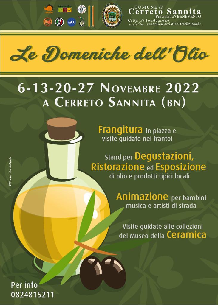 Le Domeniche dell'Olio” | Cerreto celebra il suo prodotto d'eccellenza