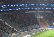Eintracht-Napoli: tantissimi tifosi azzurri entrati senza biglietto