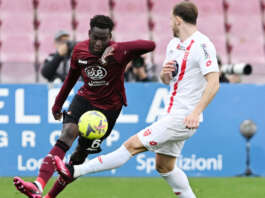 Salernitana: Ikwuemesi in forse, speranza per Dia