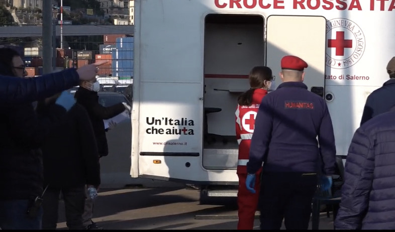 Migranti Salerno 