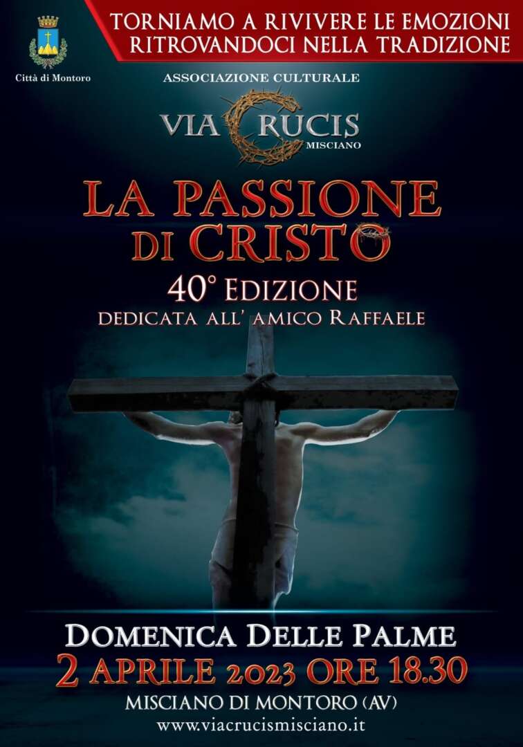 Torna la passione di Cristo a Montoro Torna la passione di Cristo a Montoro